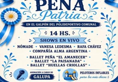 Este 25 de Mayo celebramos nuestras raíces con una gran Peña Patria en Correa ✨🇦🇷