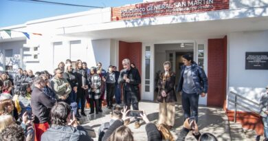 Inauguración de la ampliación del Policlínico San Martín (Chubut 7145)