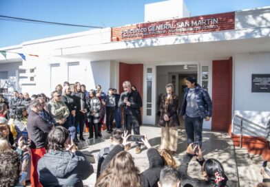 Inauguración de la ampliación del Policlínico San Martín (Chubut 7145)